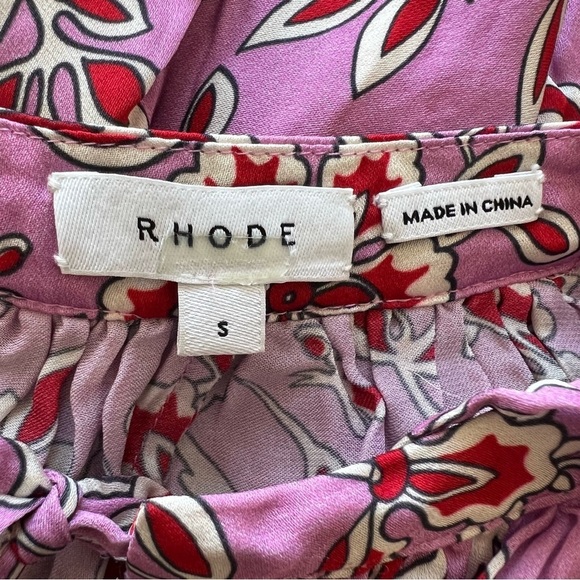 RHODE Helene flowy floral patterned top 13731 - Picture 10 of 12